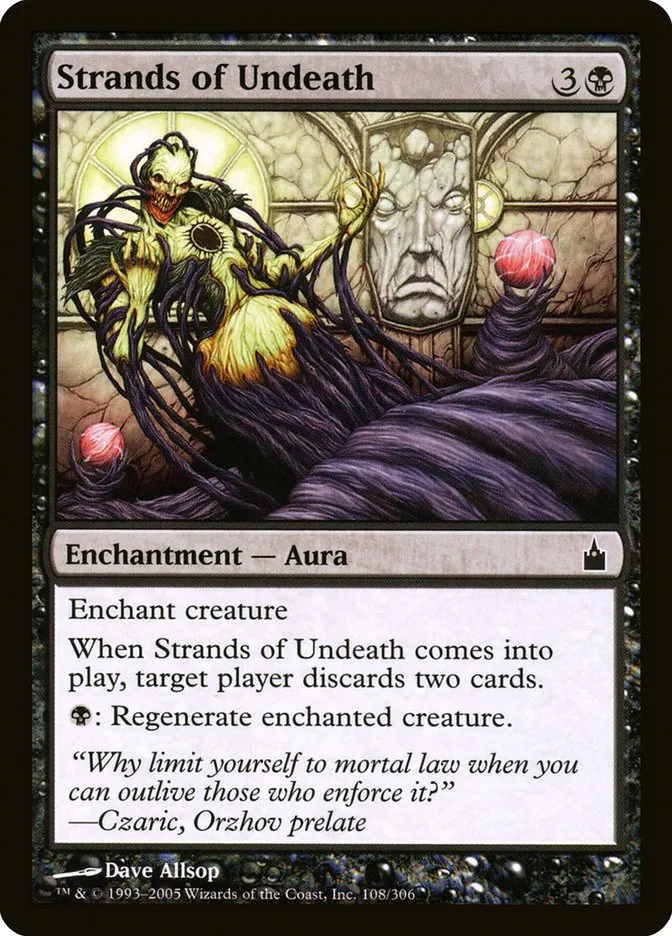 2005 Ravnica: City of Guilds Strands of Undeath #108 common card image