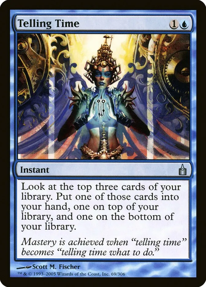 2005 Ravnica: City of Guilds Telling Time uncommon #69 uncommon card image