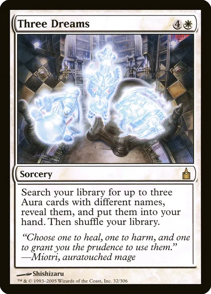 2005 Ravnica: City of Guilds Three Dreams rare #32 rare card image