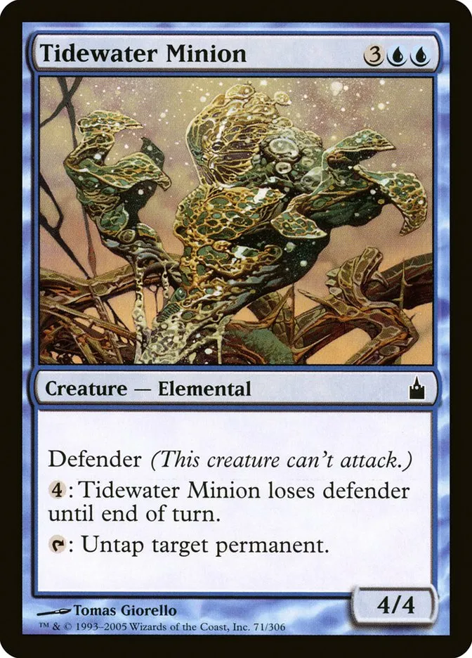 2005 Ravnica: City of Guilds Tidewater Minion common #71 common card image