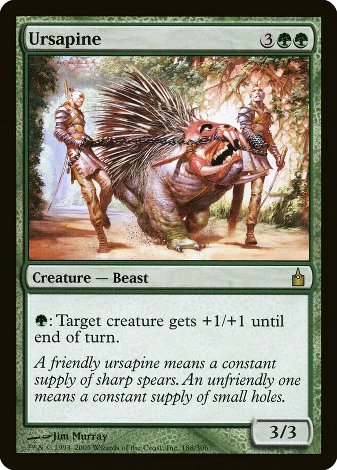 2005 Ravnica: City of Guilds Ursapine #188 rare card image