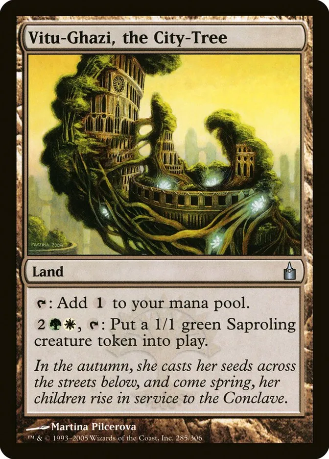 2005 Ravnica: City of Guilds Vitu-Ghazi, the City-Tree #285 uncommon card image