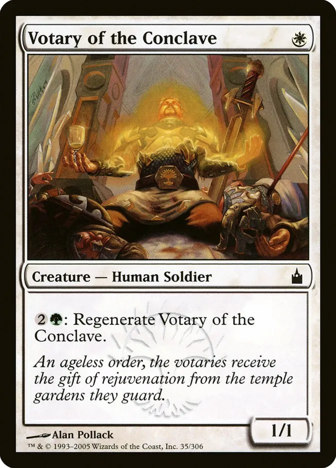 2005 Ravnica: City of Guilds Votary of the Conclave common #35 common card image