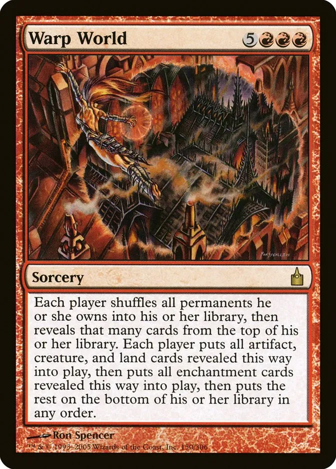 2005 Ravnica: City of Guilds Warp World #150 rare card image