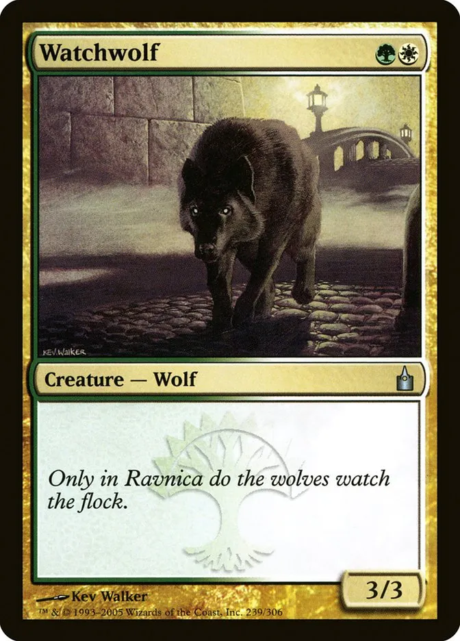 2005 Ravnica: City of Guilds Watchwolf #239 uncommon card image