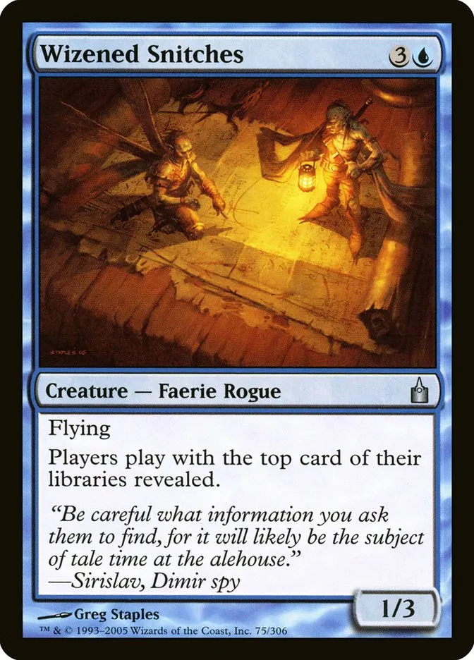 2005 Ravnica: City of Guilds Wizened Snitches uncommon #75 uncommon card image
