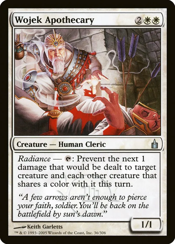 2005 Ravnica: City of Guilds Wojek Apothecary uncommon #36 uncommon card image