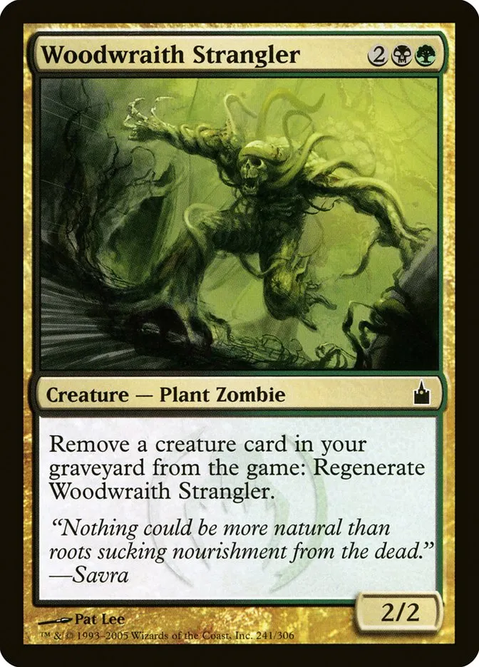 2005 Ravnica: City of Guilds Woodwraith Strangler #241 common card image