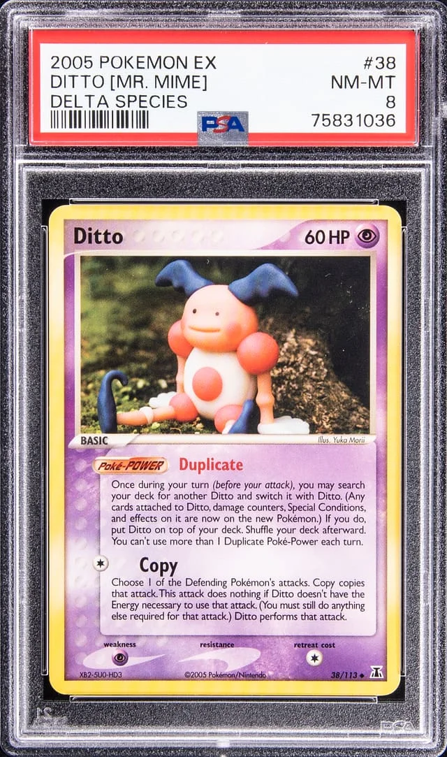 2005 Pokemon EX Delta Species Ditto [Mr. Mime] #38 card image