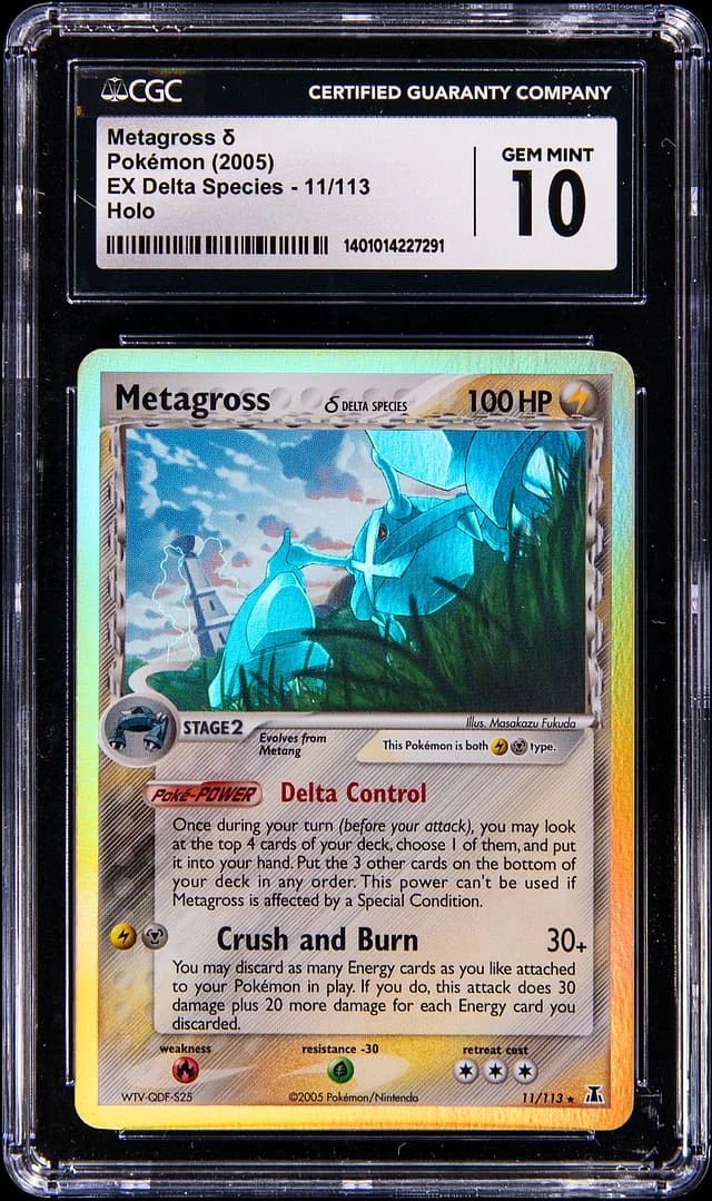 2005 Pokemon ex Delta Species Holo Metagross #11 card image