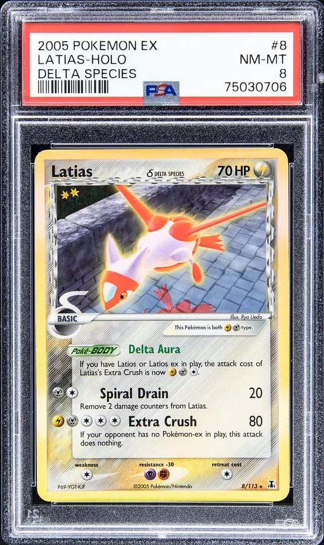 2005 Pokemon EX Delta Species - Holofoil Latias #8 card image