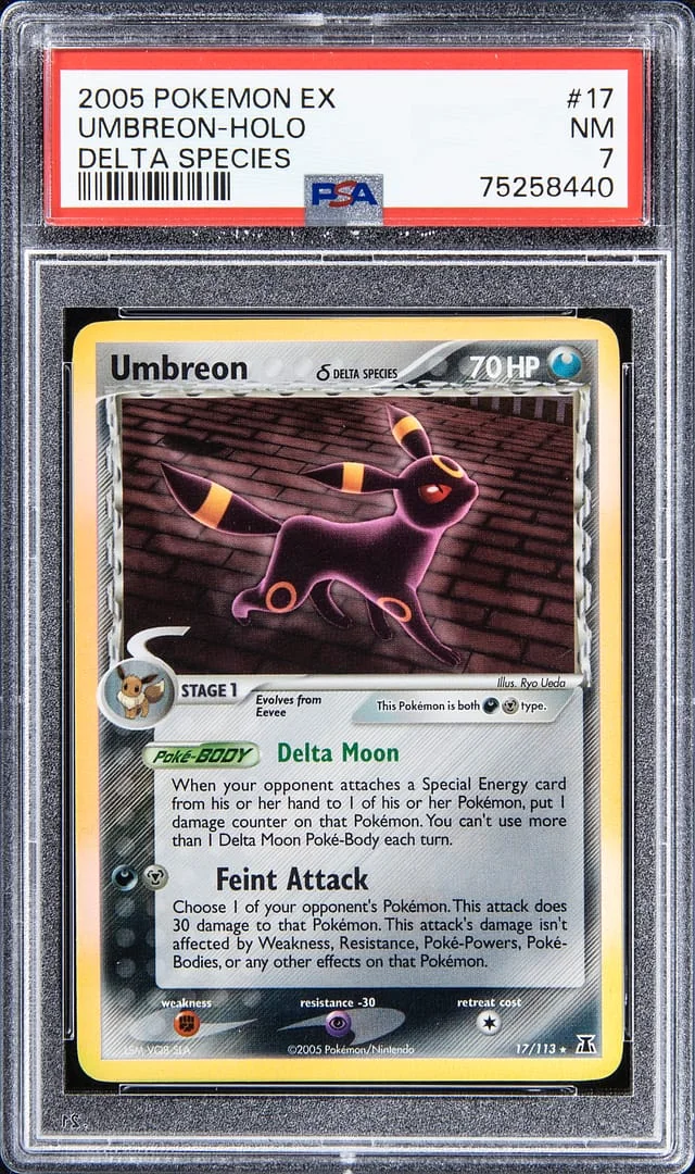 2005 Pokemon EX Delta Species - Holofoil Umbreon #17 card image