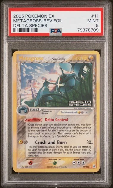 2005 Pokemon Ex Delta Species Metagross-Reverse #11 card image