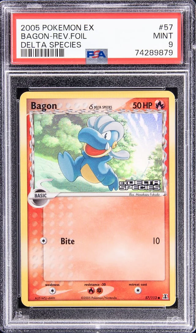 2005 Pokemon EX Delta Species - Reverse Foil Bagon #57 card image
