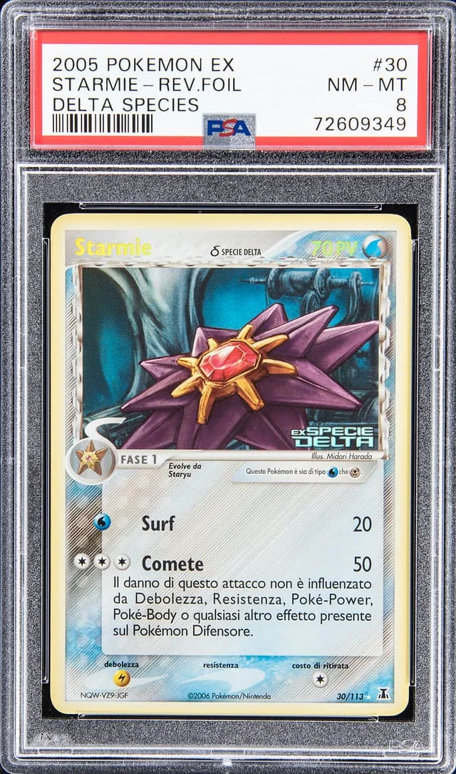 2005 Pokemon EX Delta Species - Reverse Foil Starmie #30 card image