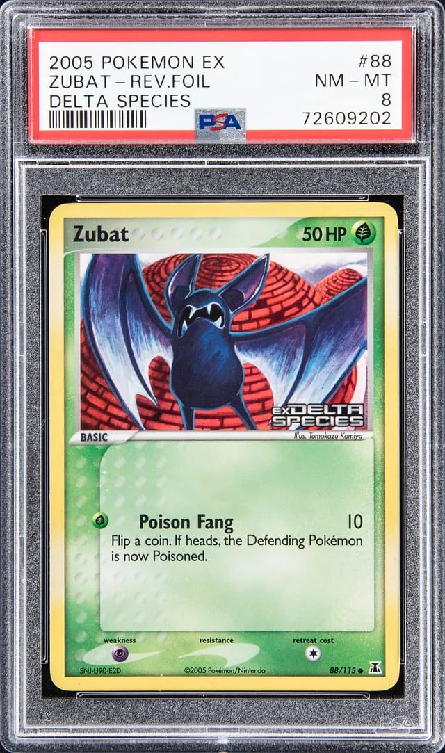 2005 Pokemon EX Delta Species - Reverse Foil Zubat #88 card image