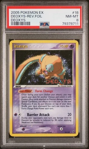 2005 Pokemon Ex Deoxys Deoxys-Reverse #18 card image
