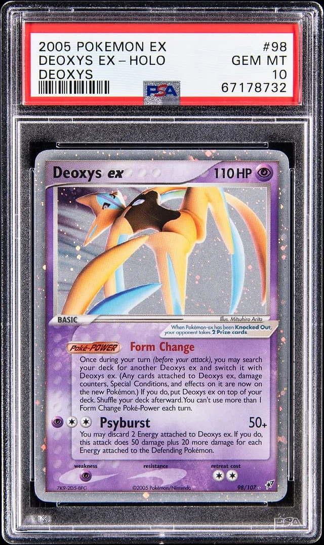 2005 Pokemon EX Deoxys Holo Deoxys ex #98 card image