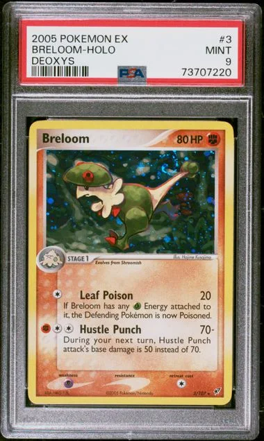 2005 Pokemon EX Deoxys Holofoil Breloom #3 card image