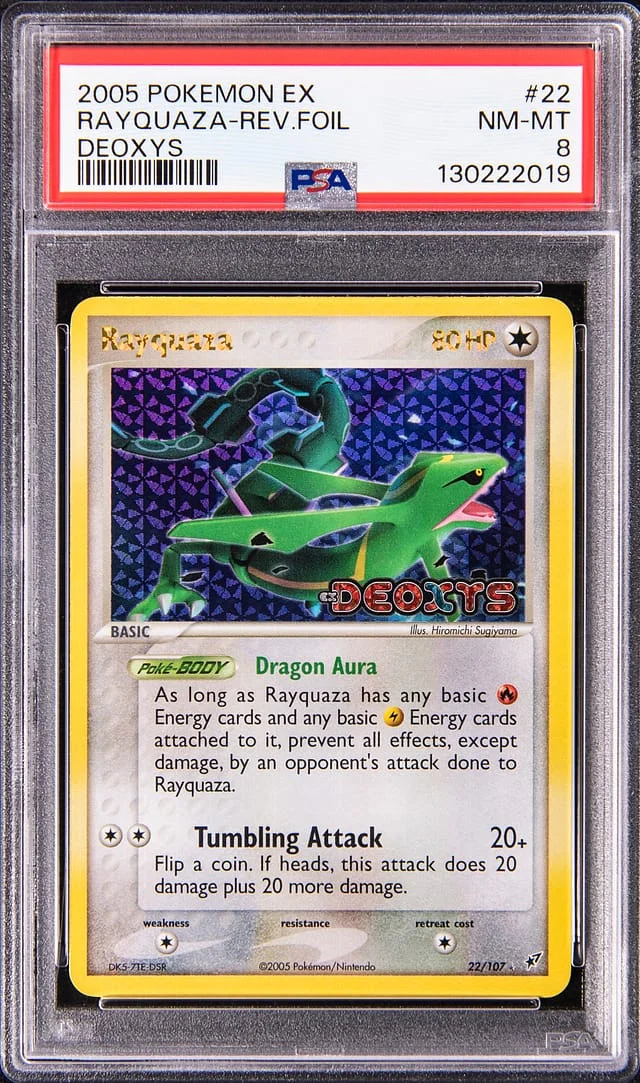 2005 Pokemon EX Deoxys Rayquaza Reverse #22 card image