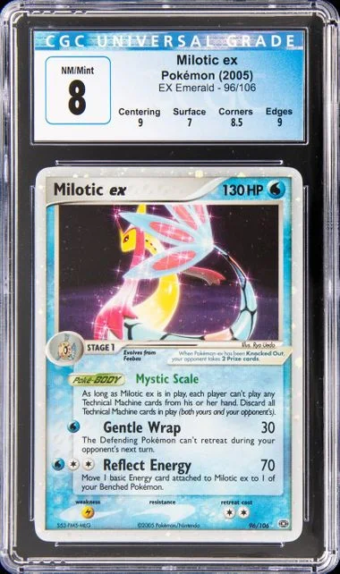 2005 Pokemon EX Emerald Holofoil Milotic EX #96 card image