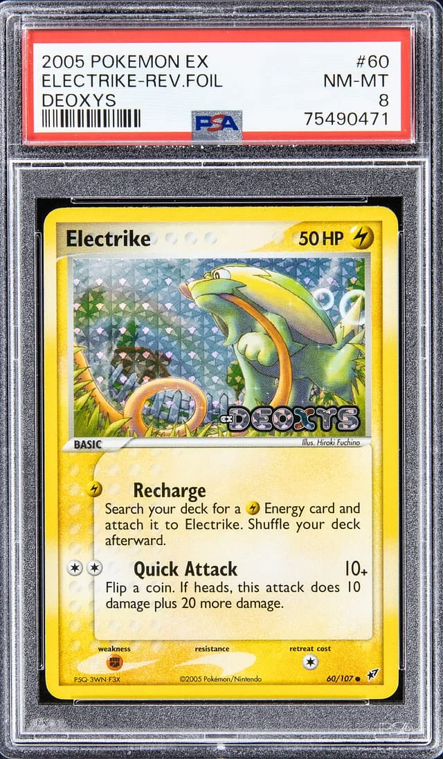 2005 Pokemon EX Reverse Foil - Deoxys Electrike #60 card image