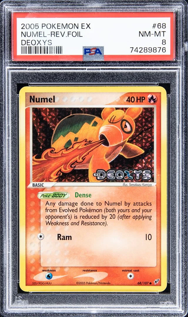 2005 Pokemon EX Reverse Foil - Deoxys Numel #68 card image