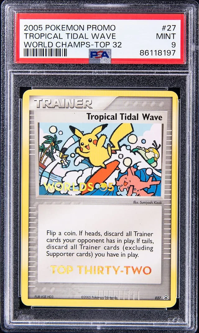 2005 Pokemon Promo World Championships Top 32 Tropical Tidal #27 card image