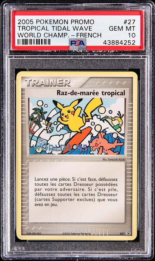 2005 Pokemon World Championship French Promo Tropical Tidal #27 card image