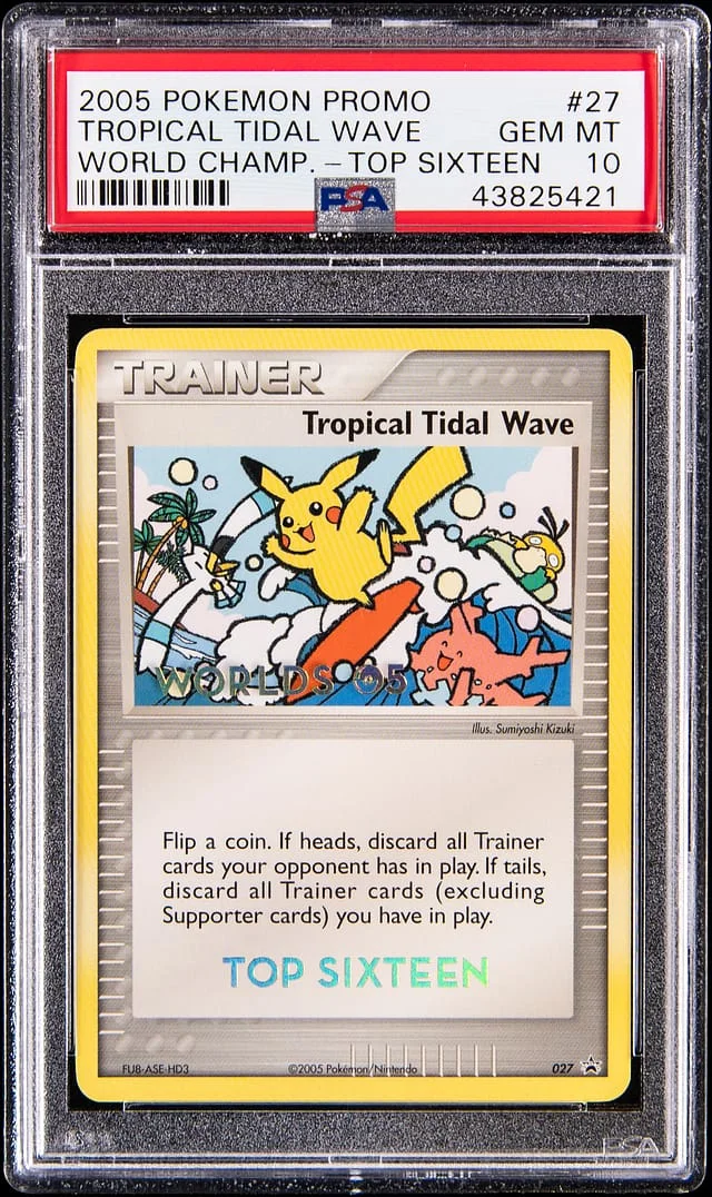 2005 Pokemon World Championship Top Sixteen Promo Tropical Tidal #27 card image