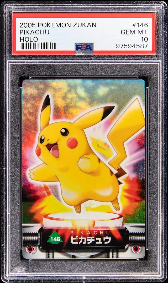 2005 Pokemon Zukan Holo Pikachu #146 card image