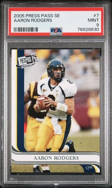 2005 Press Pass SE Aaron Rodgers #7 card image