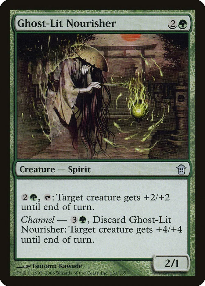 2005 Saviors of Kamigawa Ghost-Lit Nourisher uncommon #131 unlisted card image
