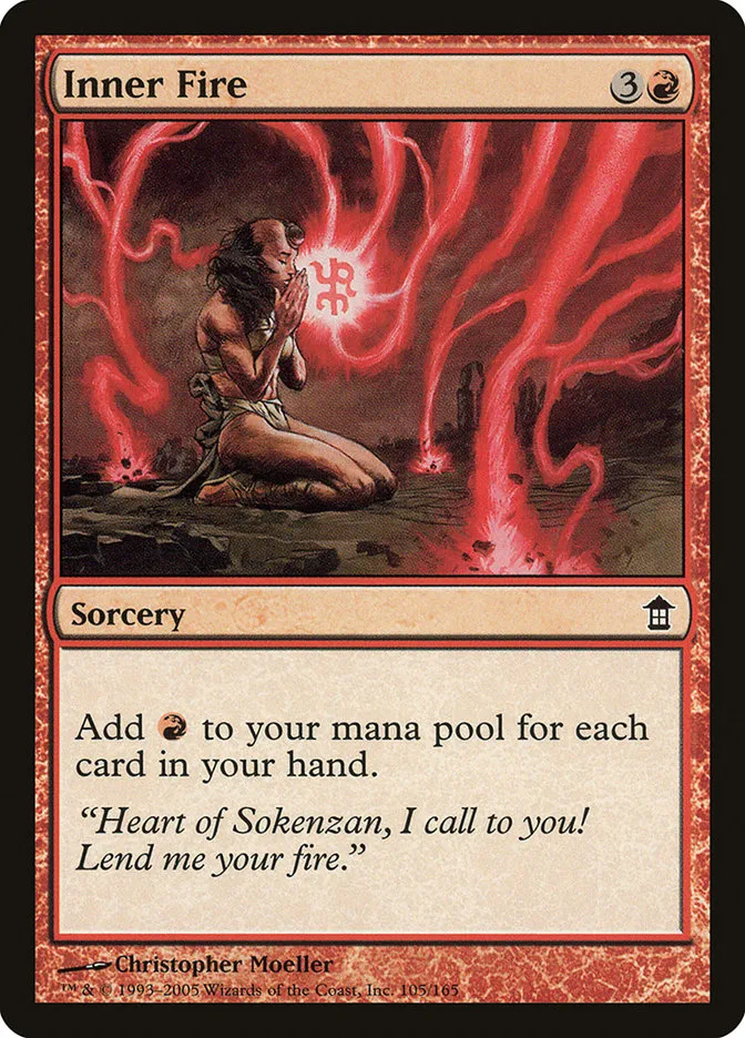2005 Saviors of Kamigawa Inner Fire common #105 unlisted card image