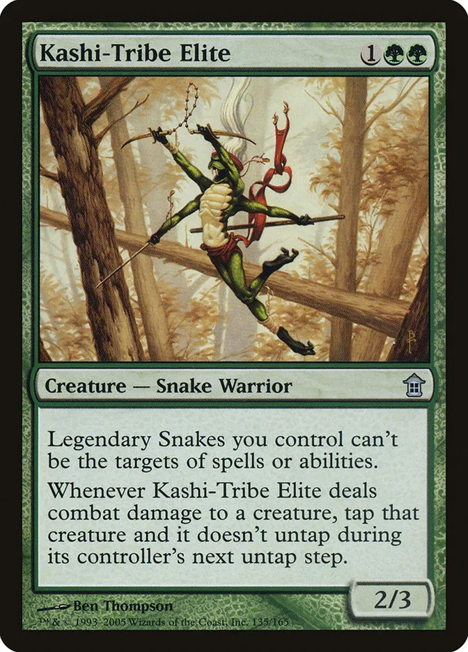 2005 Saviors of Kamigawa Kashi-Tribe Elite uncommon #135 unlisted card image