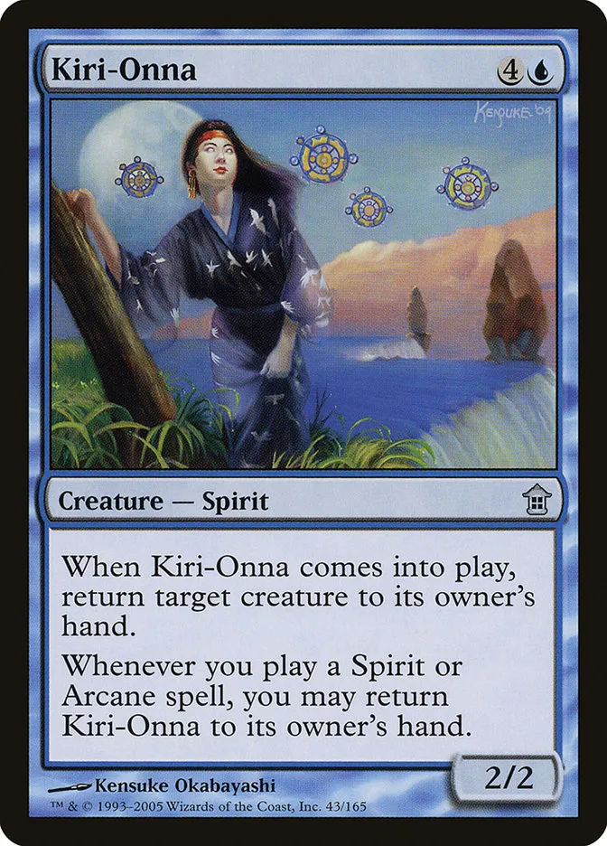 2005 Saviors of Kamigawa Kiri-Onna uncommon #43 unlisted card image