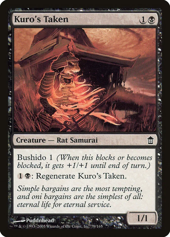 2005 Saviors of Kamigawa Kuro's Taken common #79 unlisted card image