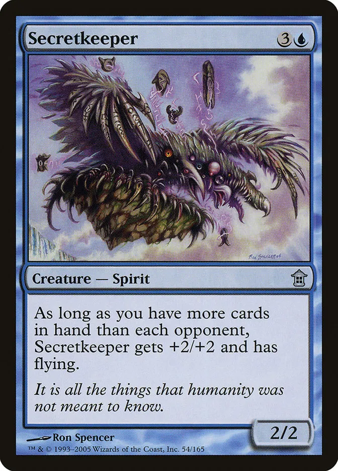 2005 Saviors of Kamigawa Secretkeeper uncommon #54 unlisted card image