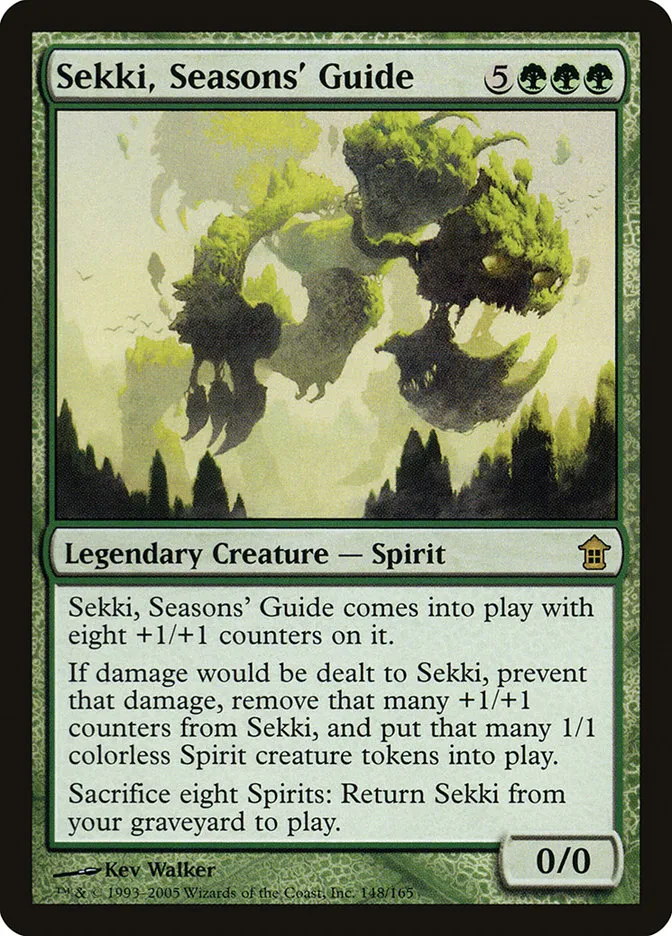 2005 Saviors of Kamigawa Sekki, Seasons' Guide rare #148 unlisted card image