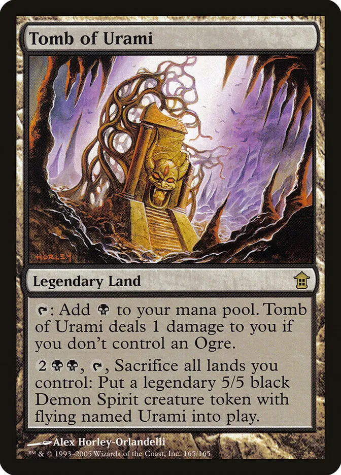 2005 Saviors of Kamigawa Tomb of Urami rare #165 unlisted card image