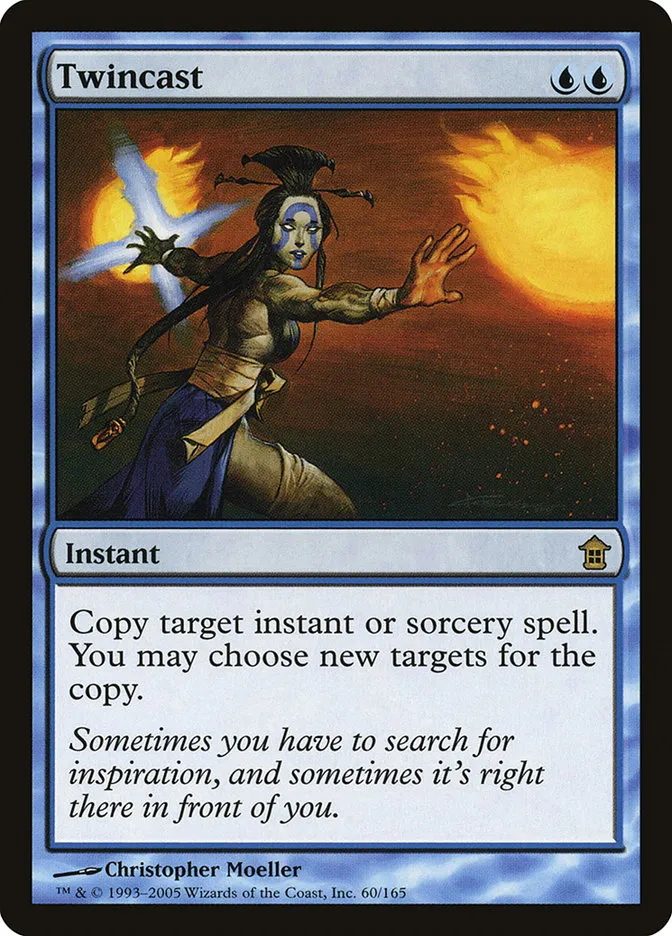 2005 Saviors of Kamigawa Twincast rare #60 unlisted card image