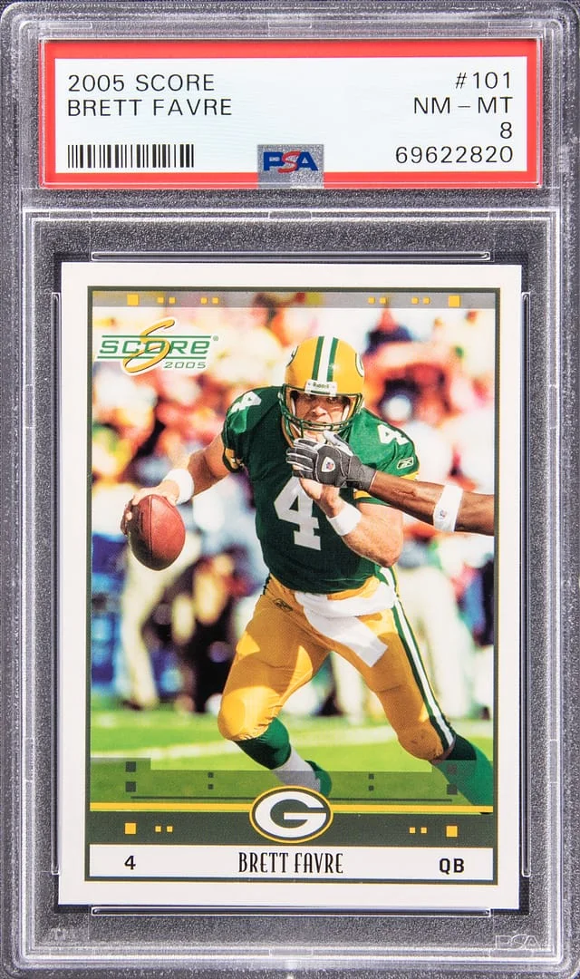 2005 Score Brett Favre #101 card image