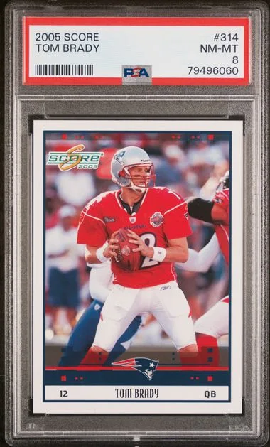 2005 Score Tom Brady #314 card image