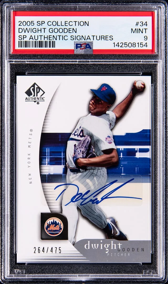 2005 SP Colelction SP Authentic Signatures Dwight Gooden #34 card image