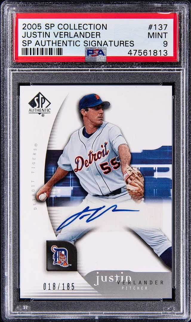2005 SP Collection SP Authentic Signatures Justin Verlander #137 card image