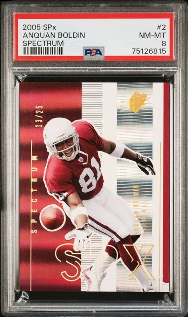 2005 SPx Anquan Boldin Spectrum #2 card image