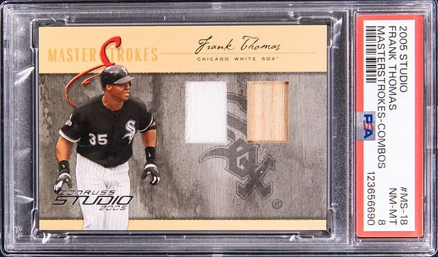 2005 Studio Masterstrokes Combos Frank Thomas #MS-18 card image