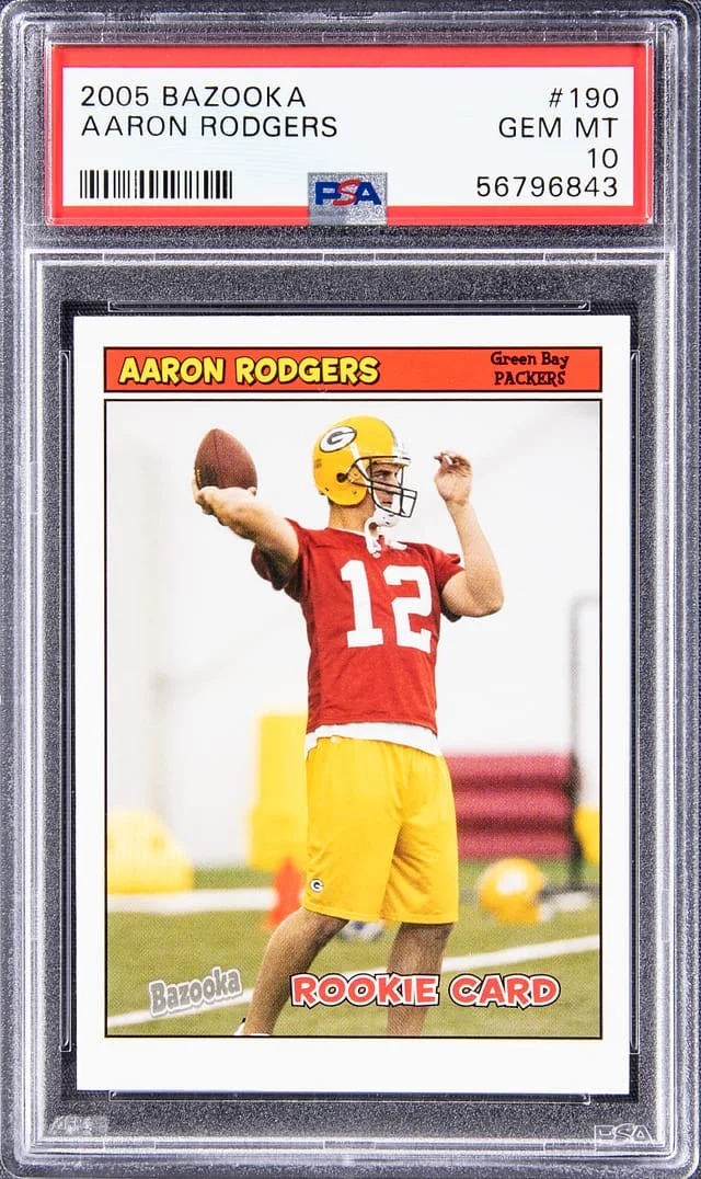 2005 Topps Aaron Rodgers Bazooka #190 card image