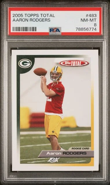 2005 Topps Aaron Rodgers Total #483 card image