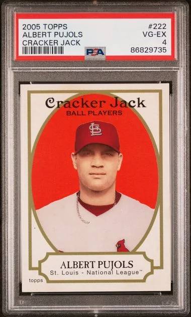 2005 Topps Albert Pujols Cracker Jack #222 card image